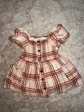 Girls Cat & Jack Plaid Dress with Panty